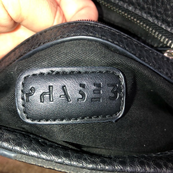 Phase3 Vegan Leather Black Crossbody Bag - Picture 7 of 7